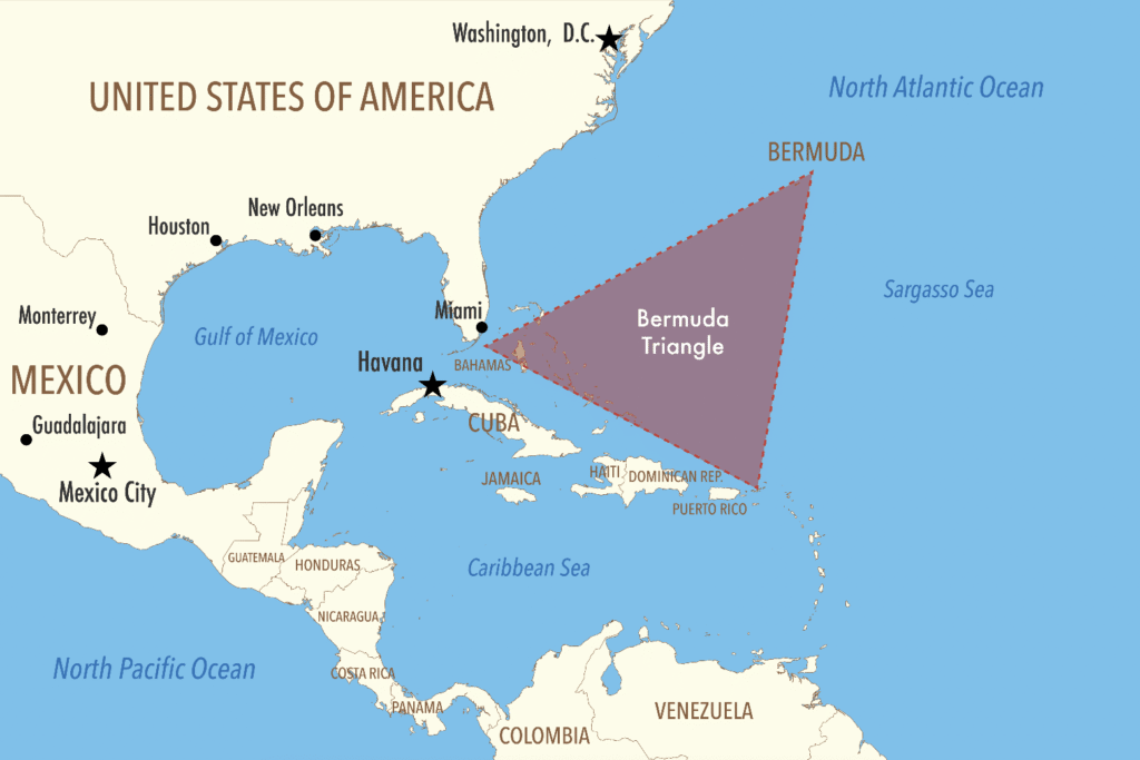 giant structure beneath Bermuda